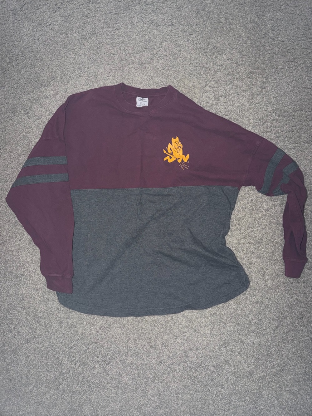 Women’s ASU Crewneck Sweater - Maroon, Gold, Charcoal